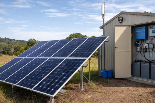 Fotowoltaika off-grid na działce
