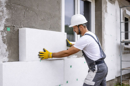 Ocieplenie domu w toku